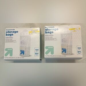 Breastmilk Storage Bags - 200ct - up & up™ compare to Lansinoh BPA Free Sterile